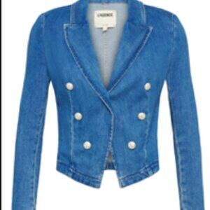 L'AGENCE Wayne Denim Blazer XS - Provo Color
